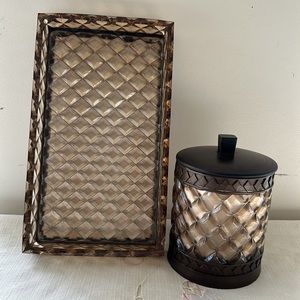 2 pc bathroom accessories